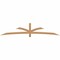 Ekena Millwork Davenport Timber Gable Bracket, Western Red Cedar, 108"W x 22"H x 1 1/2"D x 3 1/2"F, 5/12 Pitch GBW108X22X0204DAV00SWR - alternate 1